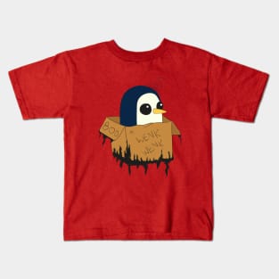 Penguin in a box Wenk Wenk Kids T-Shirt